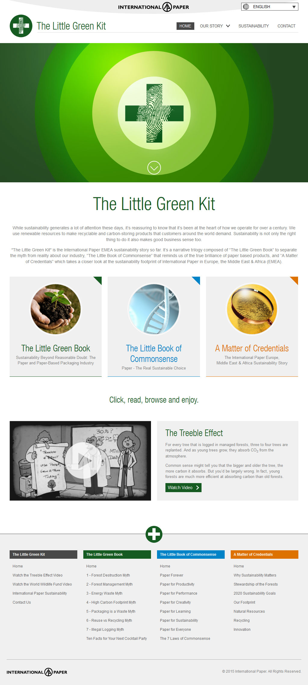 The Little Green Kit main page